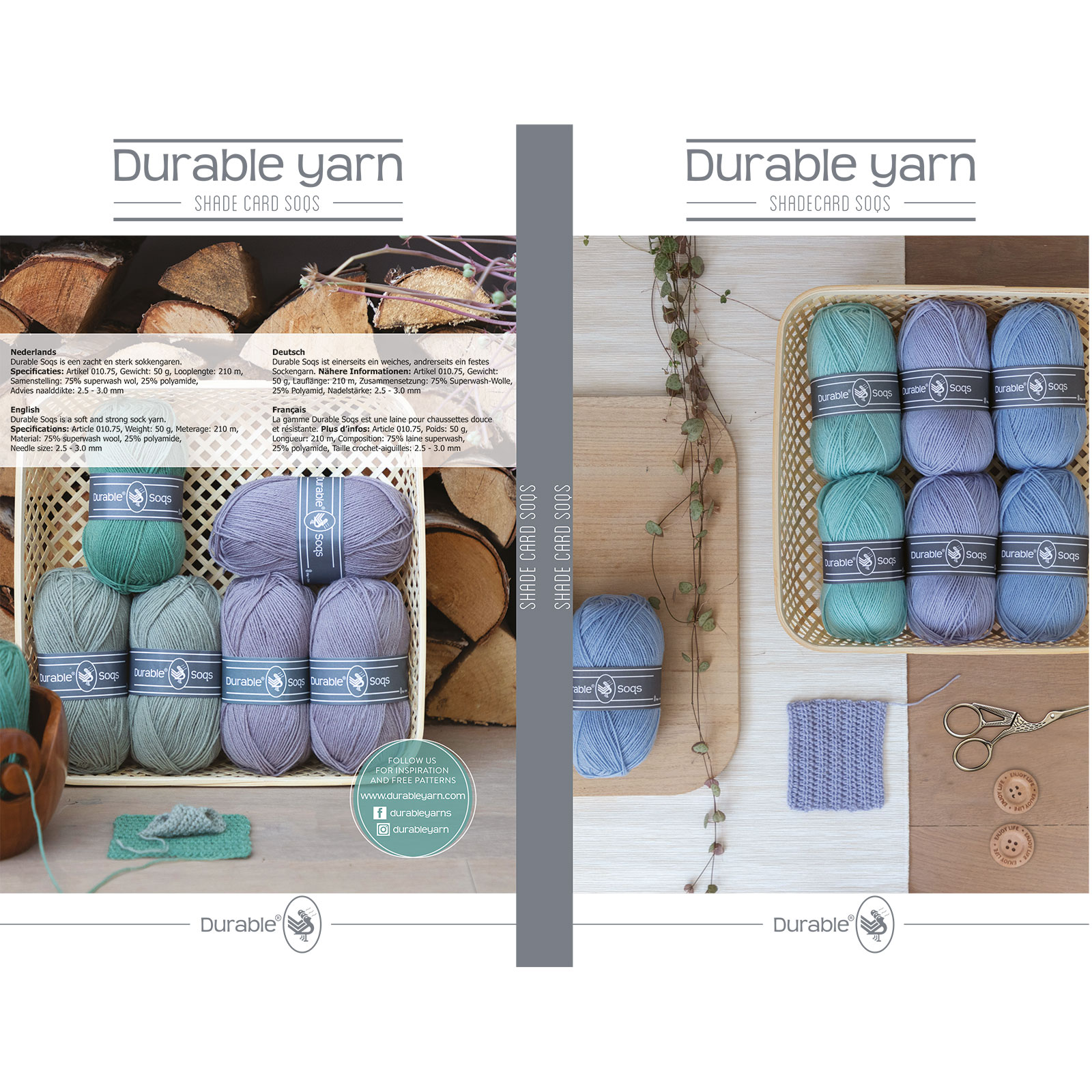 Staalkaart Durable Soqs 010.75 - STUK