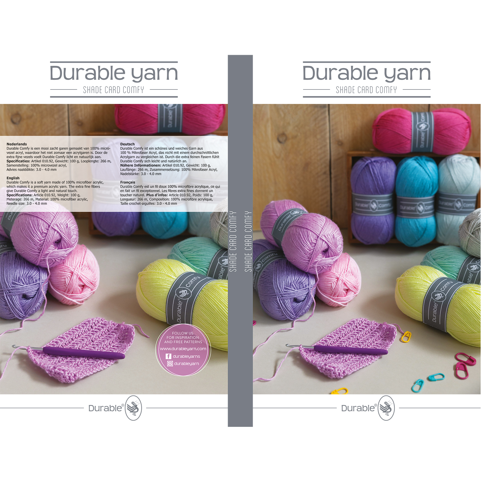 Staalkaart Durable Comfy 010.92 - STUK