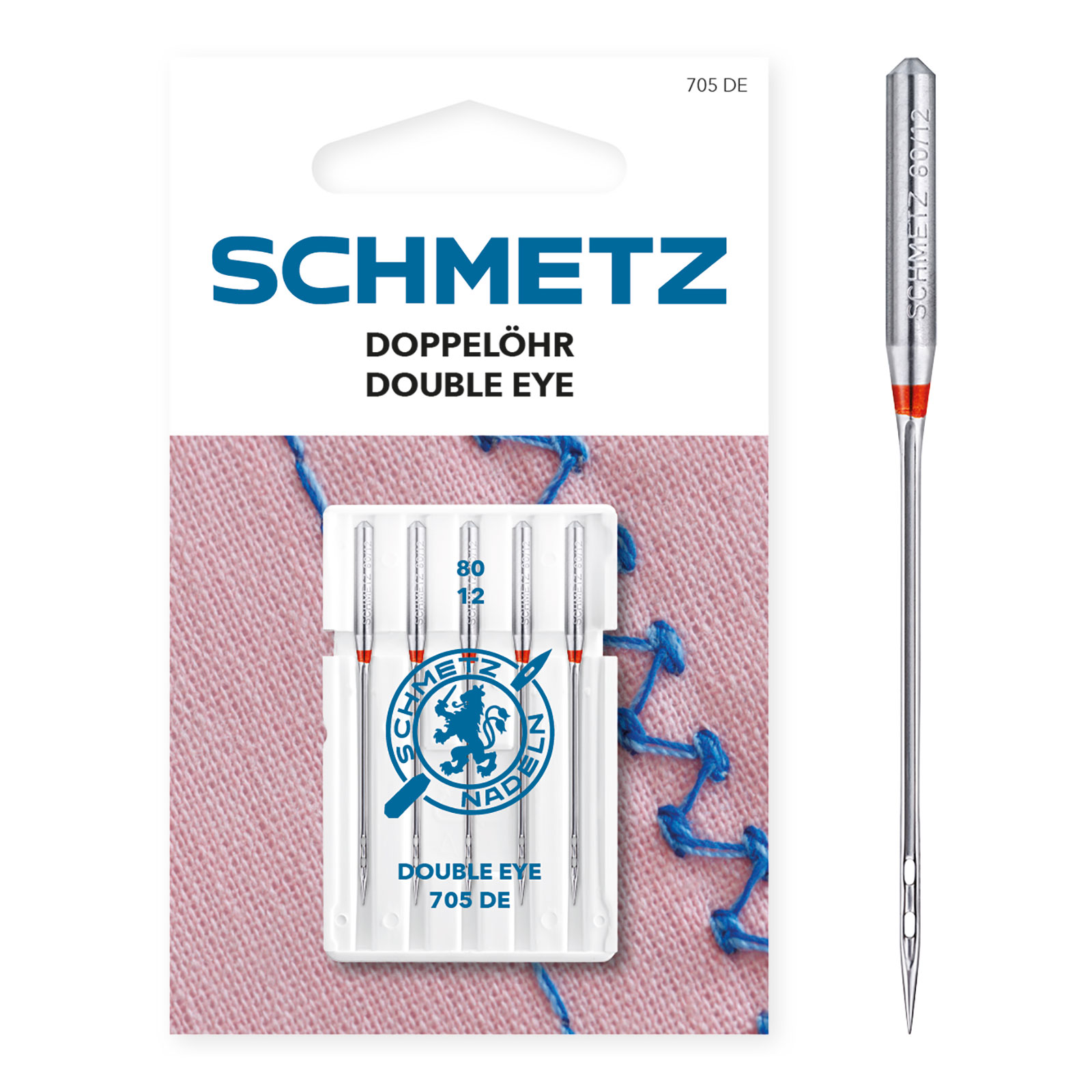 Schmetz Double Eye 80/12 ZB(krt) - Kaart
