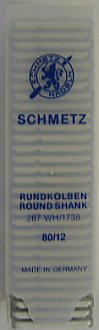 Schmetz Ronde Kolf naalden dikte 80 - 1 x 5 naalden in cassette - Cassette