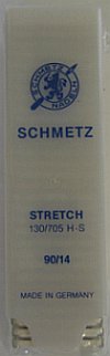 Schmetz Stretch naalden dikte 90 - 1 x 5 naalden in cassette - Cassette