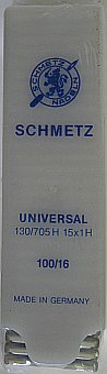 Schmetz Universeel naalden dikte 100 - 1 x 5 naalden in cassette - Cassette
