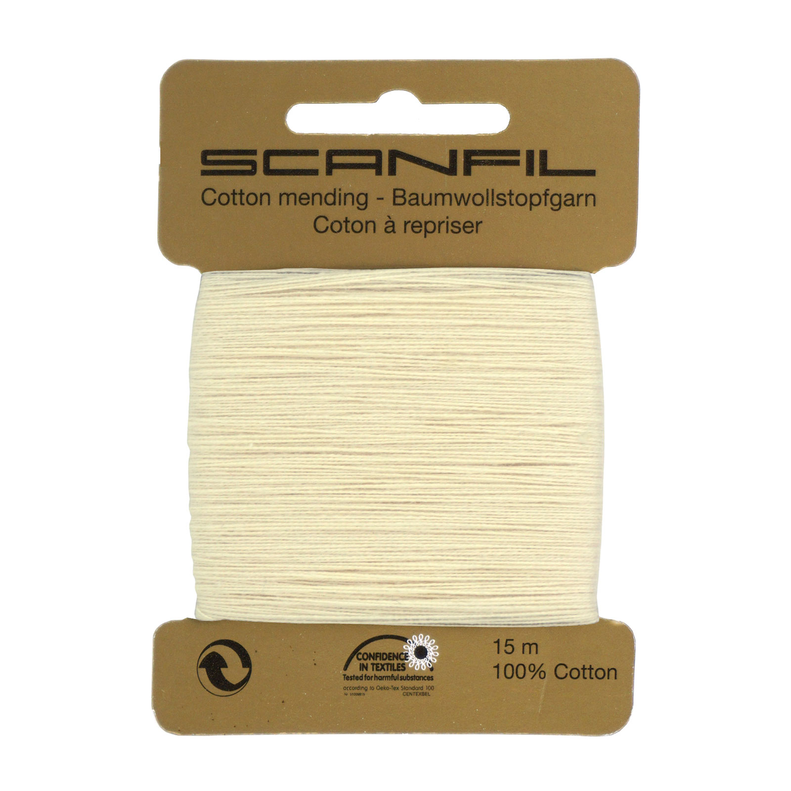 Scanfil 1901 Stopkatoen 15 meter, 100% katoen - Kleur 001