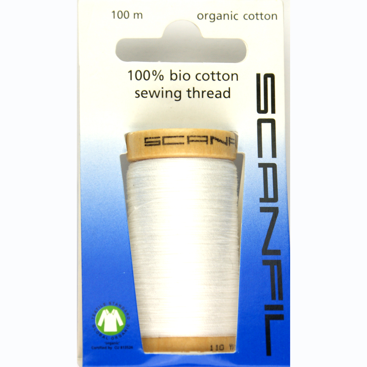 Scanfil 800ZB Bio katoen naaigaren 100 meter op kaartje - Kleur 4800