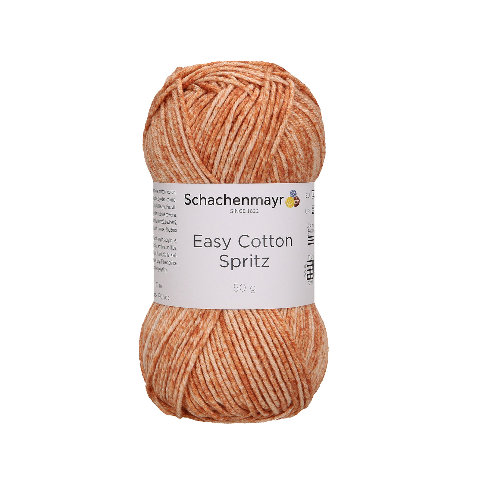 Schachenmayr 9807013 Easy Cotton Spritz Brei- en Haakgaren 50 gram - 110 meter - Kleur 12