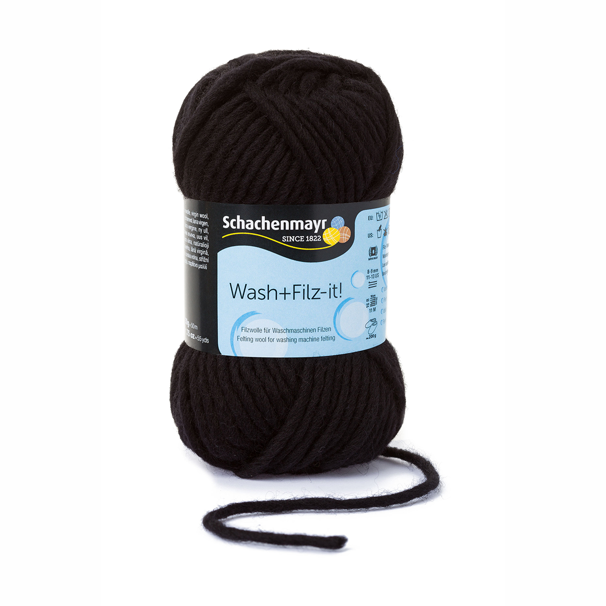 Schachenmayr 9812942 Wash+Filz-it! 50 meter / 50 gram - Kleur 1