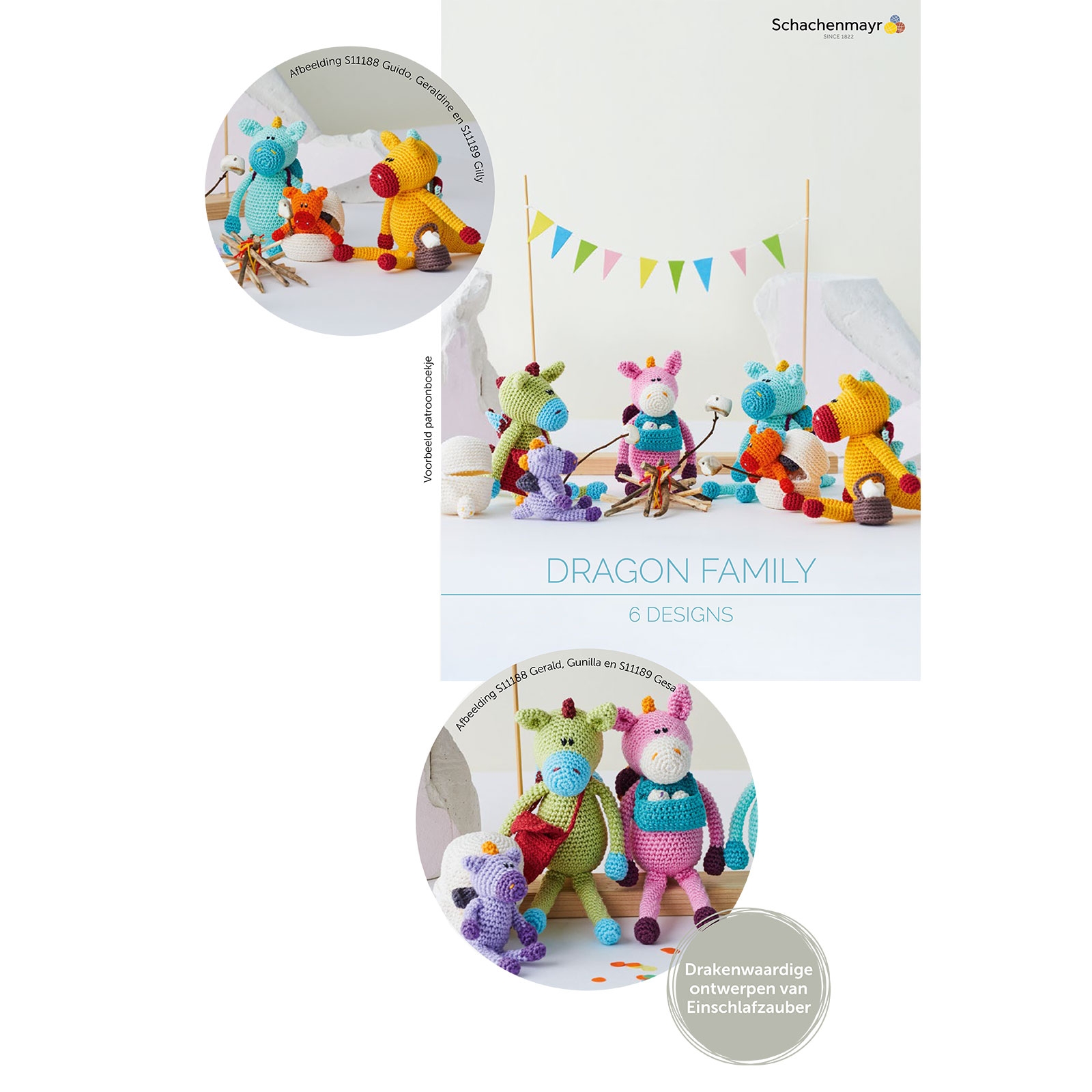 Schachenmayr 9839954-00001 Patronenboek Catania Dragon Family. Talen: Duits en Engels - STUK