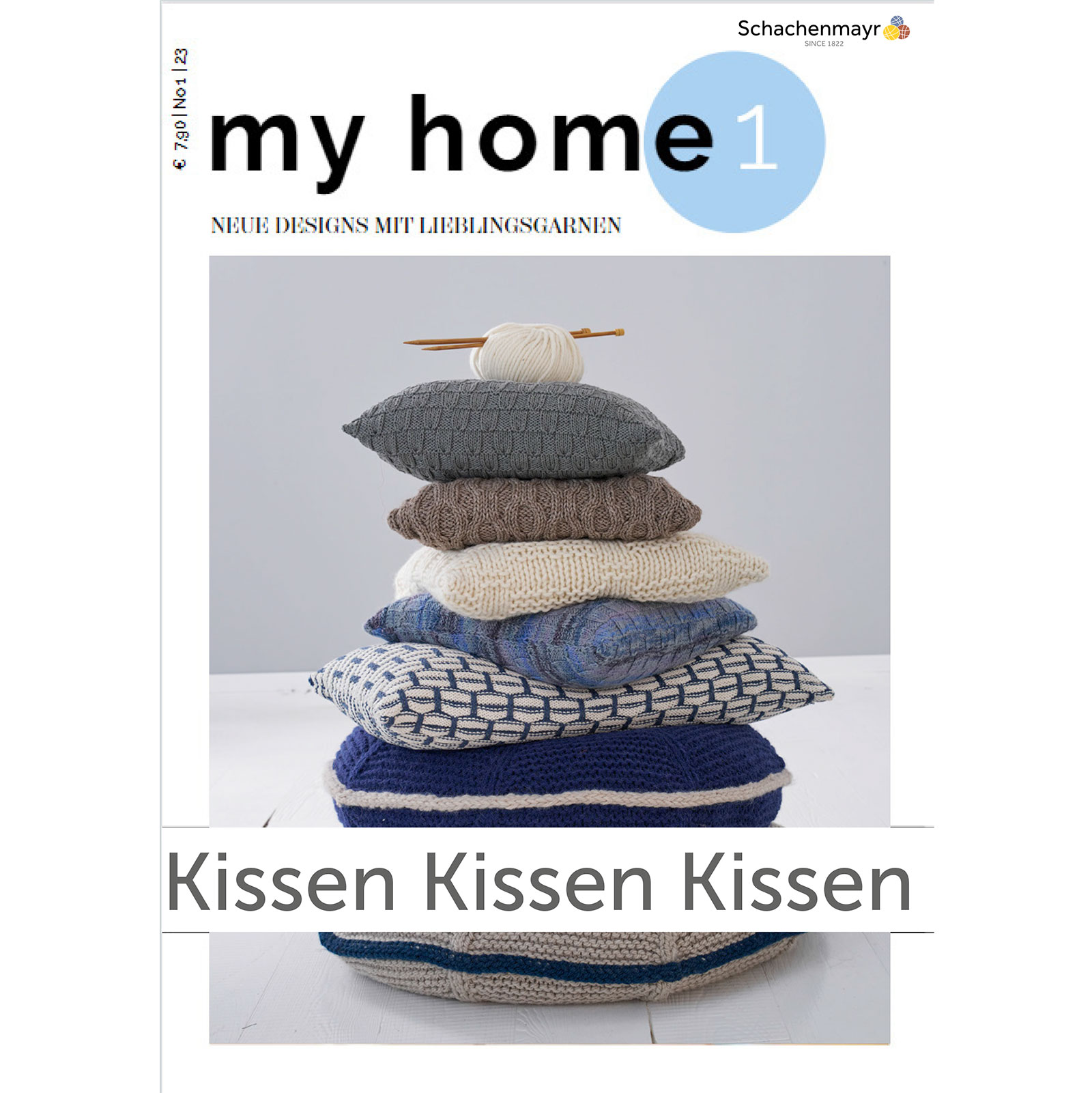Schachenmayr 9855400-00002 Magazine my Home editie 1 - Cushions. Taal: Nederlands - STUK
