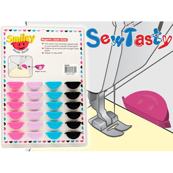 Sew Tasty N4352 Magnetic Seam guide smiley, 24 stuks - Display