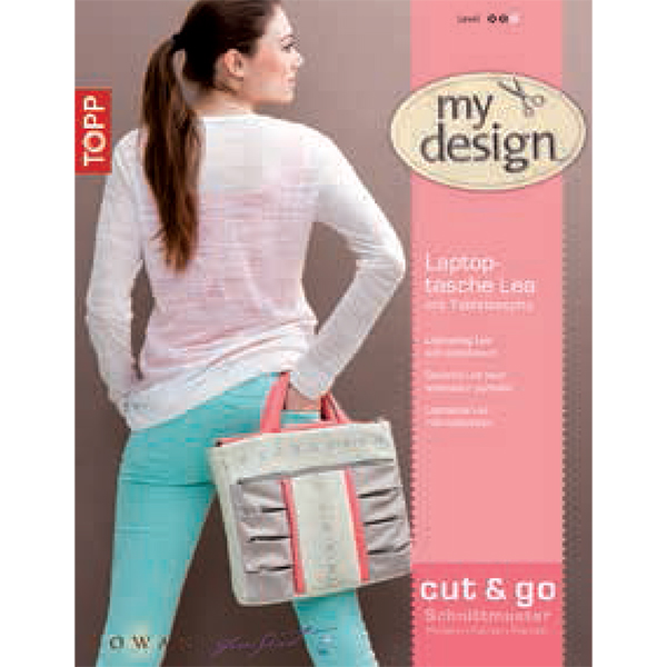 Topp My Design 19533 Patroon Laptoptas Lea - STUK