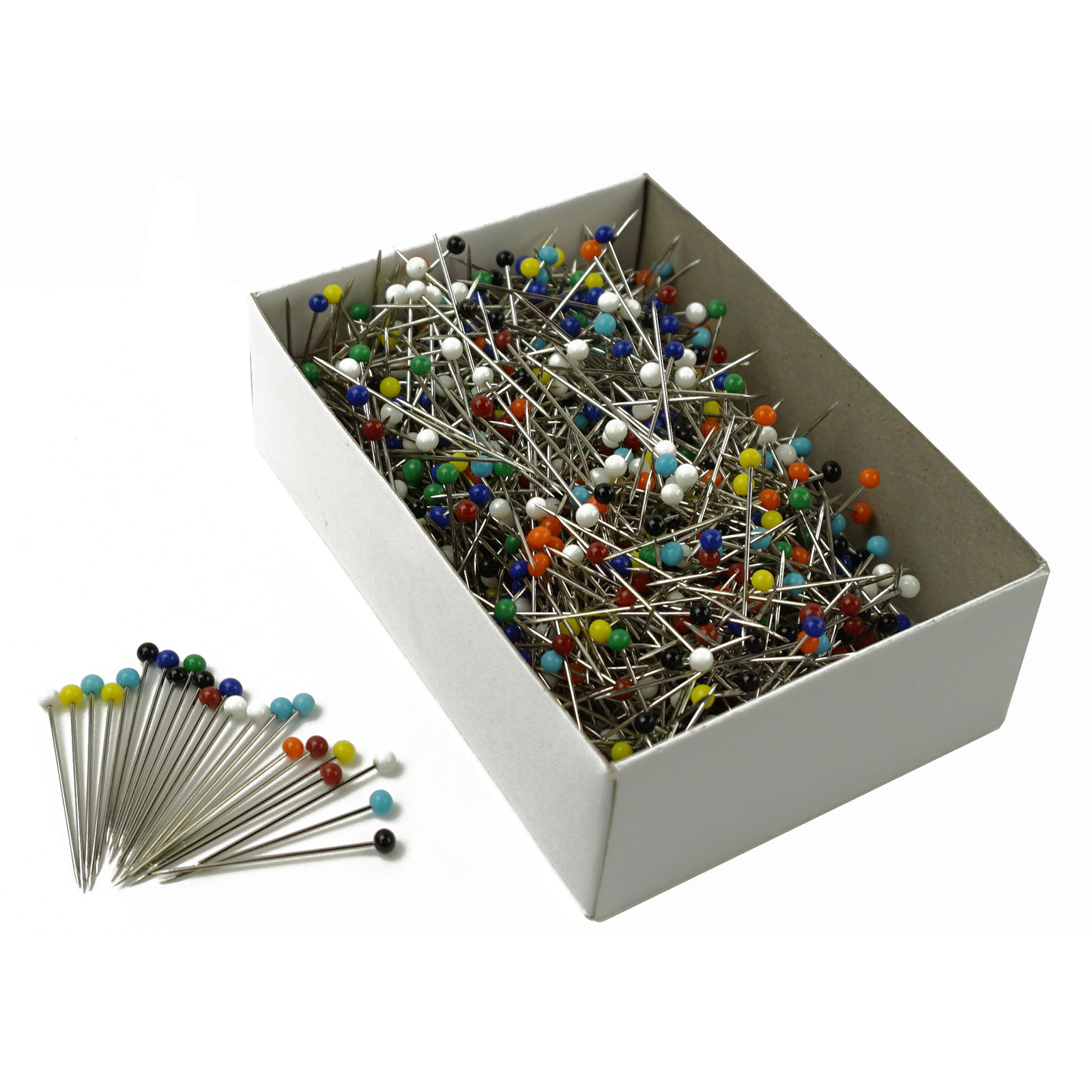 Merkloos 057.55 glaskopspelden 30mm x 0,60mm, 1000 stuks - Doos