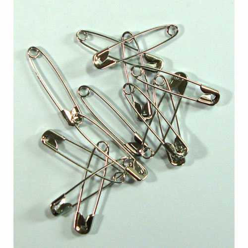 Merkloos 057.65 Veiligheidsspelden 22 mm zilver, 1000 stuks - Doos