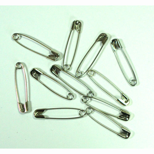 Merkloos 057.66 Veiligheidsspelden 28 mm zilver, 1000 stuks - Doos