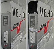 Velloc 33972. Klittenband paddestoel kant 50 mm plakbaar - Kleur 000