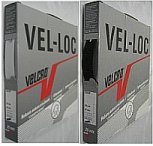 Velloc 33970. Klittenband paddestoel kant 20 mm naaibaar - Kleur 000