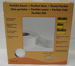 Vlieseline Perfekt Saum blindzoomband 40 mm wit strijkbaar - Meter