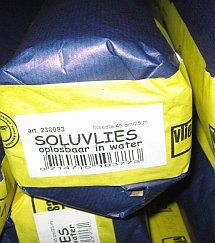 Vlieseline Soluvlies borduurvlies naaibaar en wateroplosbaar 45cm - Meter