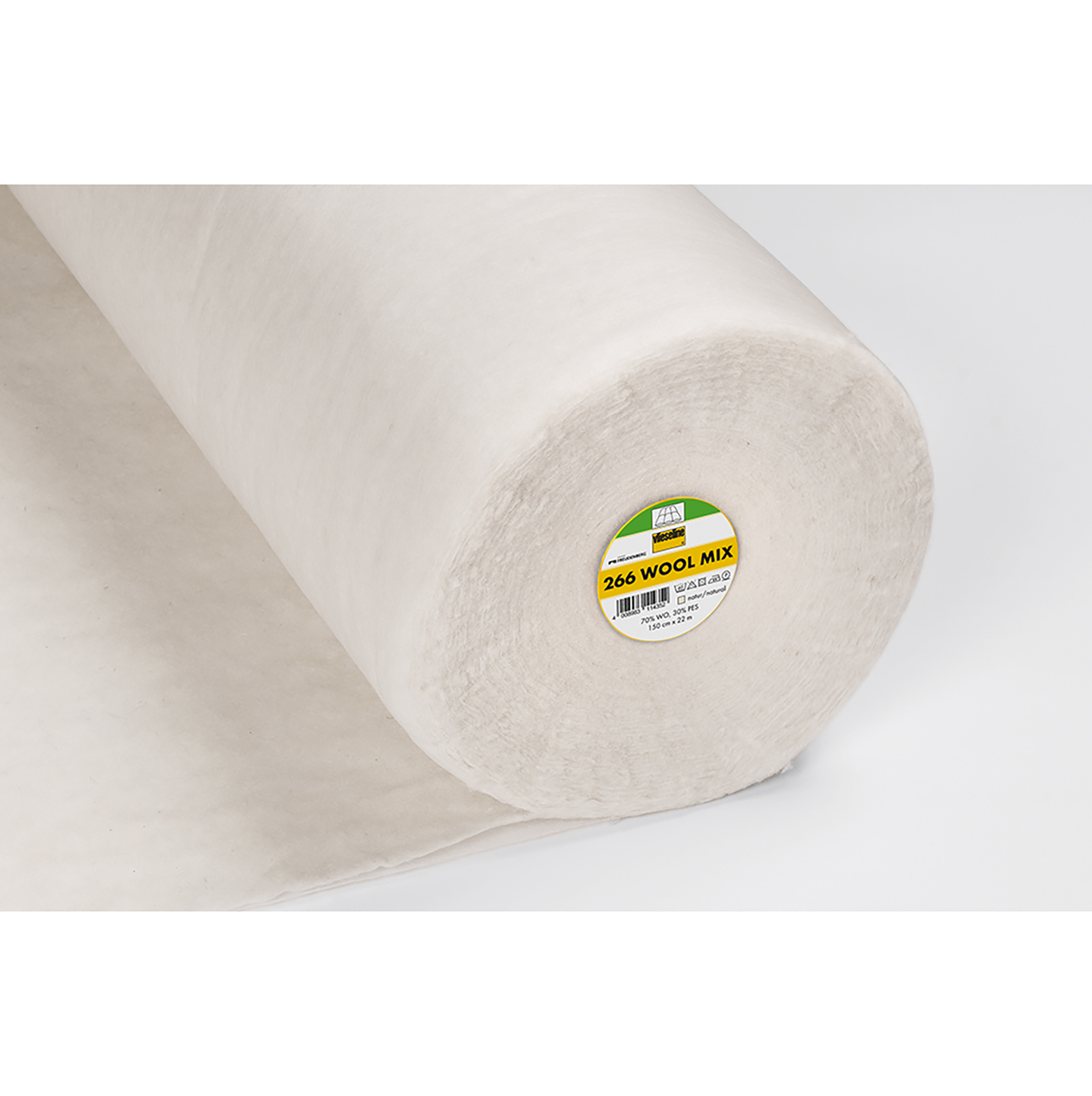 Vlieseline 266 Wolmix volumevlies 100 gram/m² 148 cm naaibaar - Meter