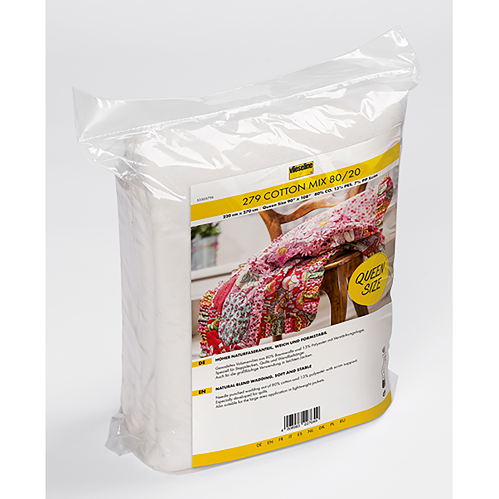 Vlieseline 279 Cotton-Mix volumevlies 145 gram/m² 220 x 270cm naaibaar - ZAK