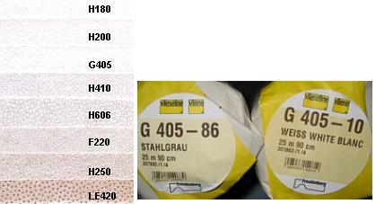 Vlieseline G405 versteviging voor normale stoffen 90 cm strijkbaar - Kleur 000