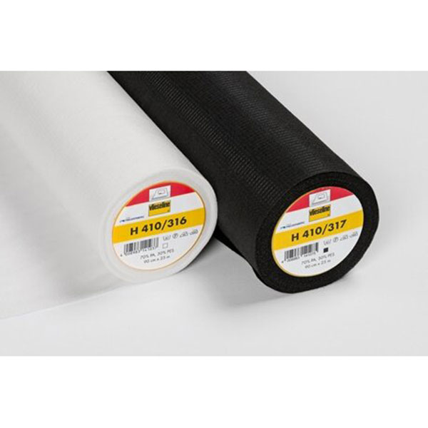 Vlieseline H410 versteviging voor zwaardere stoffen 90 cm strijkbaar - Kleur 000