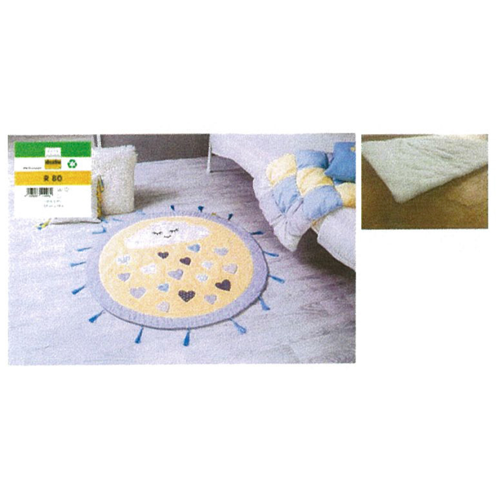 Vlieseline R80  volumevlies 80 gram/m²/m² 155cm naaibaar recycled polyester - Meter