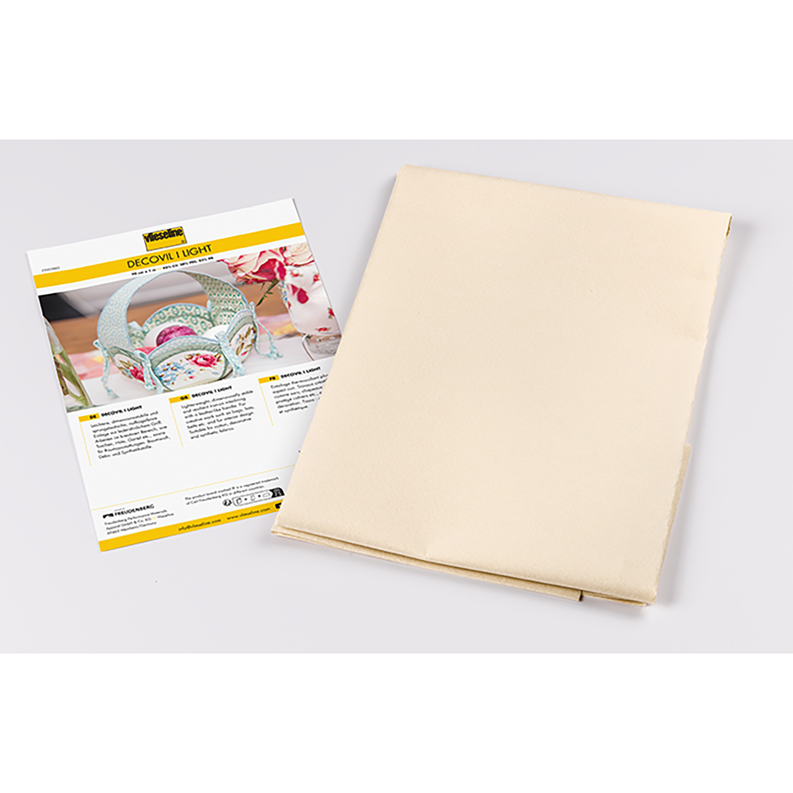 Vlieseline 237000 Decovil Light ZB 90x100cm - STUK