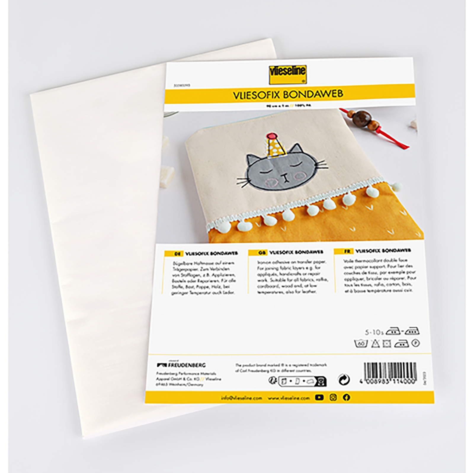 Vlieseline 237002 Vliesofix Bondaweb ZB 90x100cm - STUK